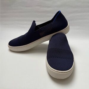 BOGO Rothy’s Sneakers Navy Blue Lattice 9.5